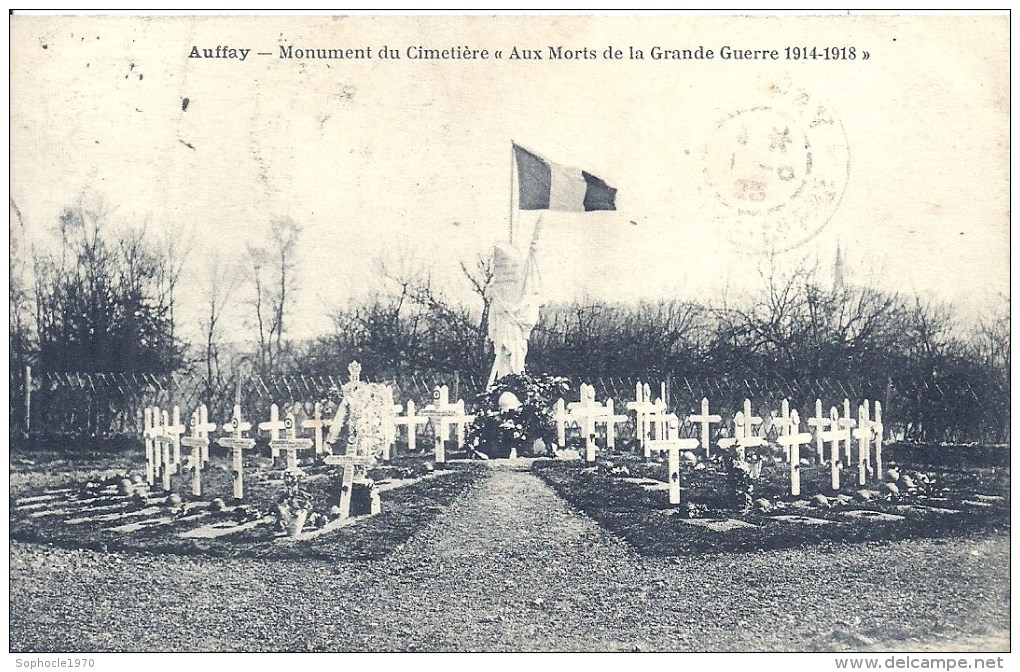 HAUTE NORMANDIE - 76 - SEINE MARITIME - AUFFAY - 1800 Habitants -  Monument Aux Morts 14-18 - Auffay