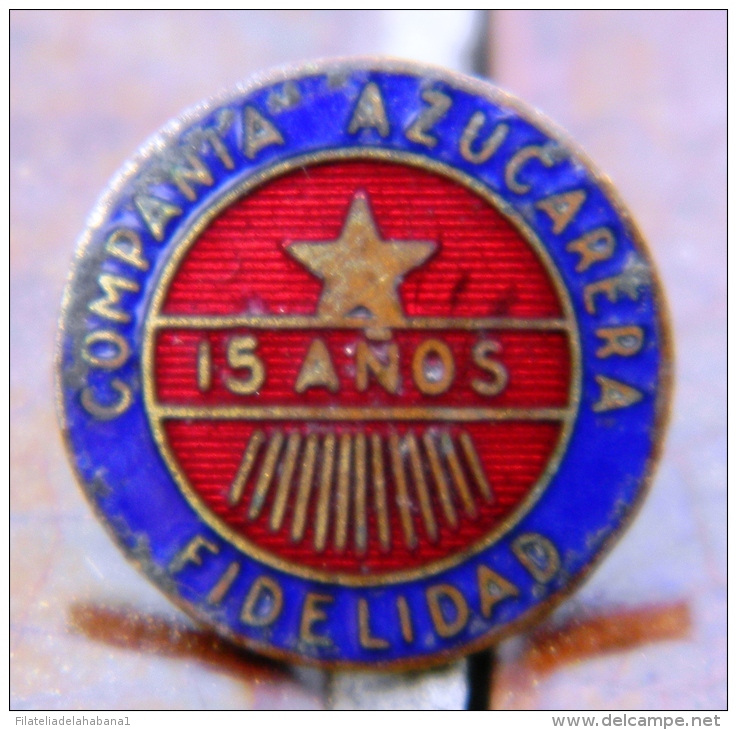 PIN-38 CUBA HISTORICAL PIN COMPAÑIA AZUCARERA. SUGAR. - Non Classés