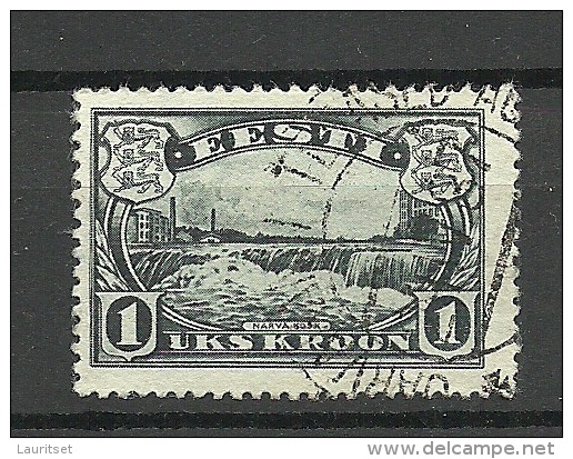 Estonia Estonie 1933 Narva Water Fall Michel 98 O - Estonia