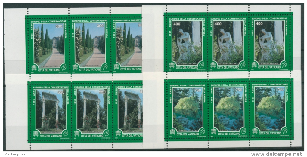 Vatikan 1995 Naturschutzjahr Heftchenblatt 9/12 Postfrisch (G5085) - Carnets