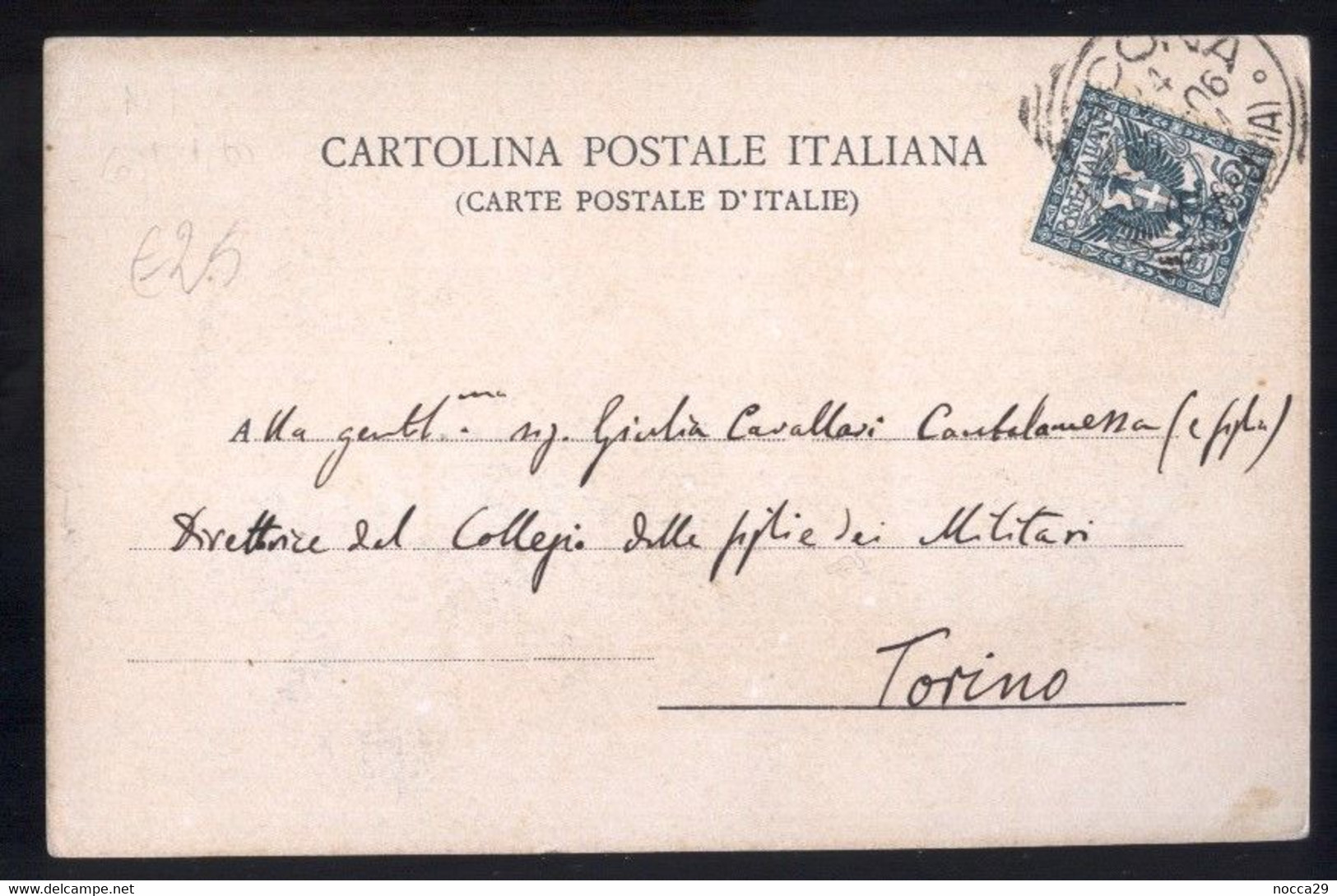 CALAFATAGGIO DI UNA PARANZA(BARCA). SPEDITA NEL 1906 DA ANCONA (STP72) - Chiatte, Barconi