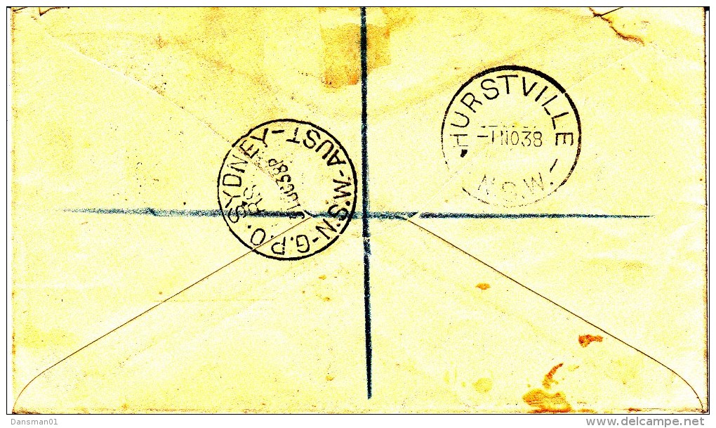 Tonga 1938 Cover - Tonga (...-1970)