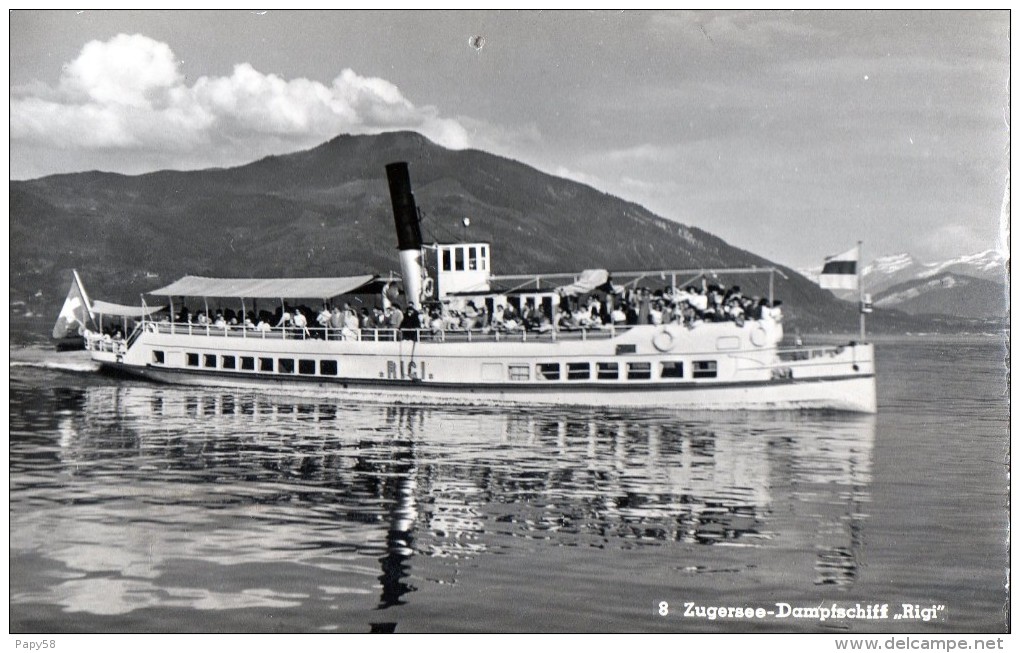 Suisse > Non Classés Le Bateau Vapeur RIGI - Au