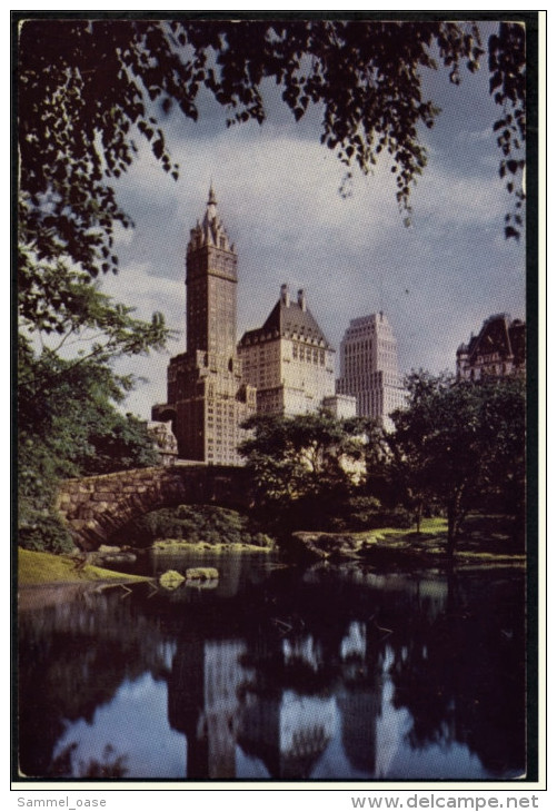 New York City  -  Central Park And Fifth Avenue Hotels  -  Ansichtskarte Ca.1970   (4696) - Central Park