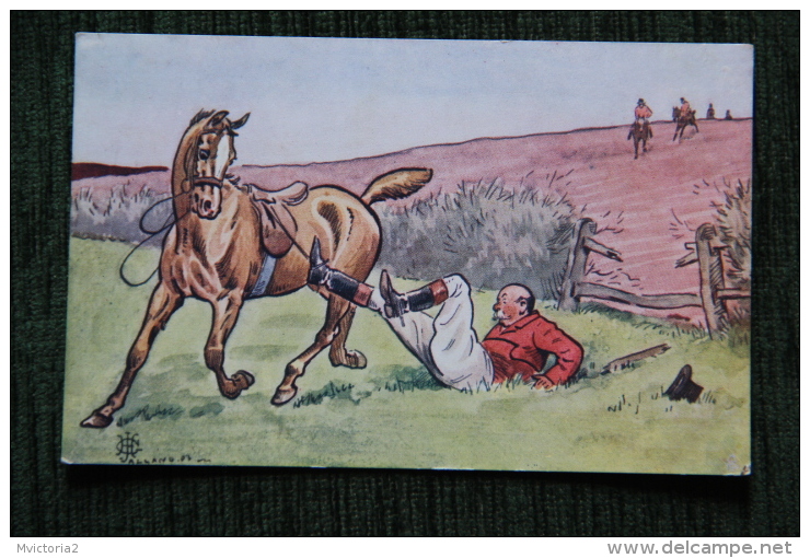 Chasse à Courre  - Chute De Cheval - Caccia