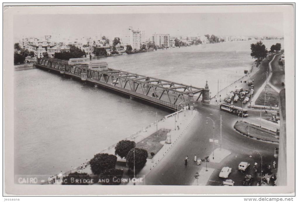 AK - Cairo - Kairo - Bulac Bridge And Corniche - 1940 - Kairo