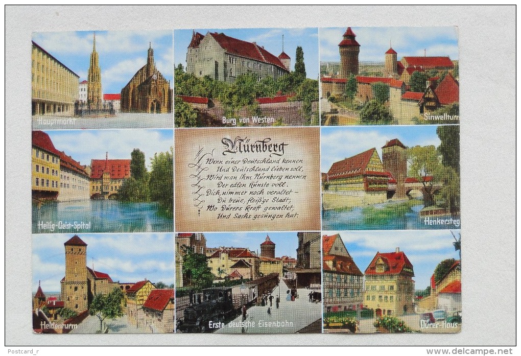 Germany Nürnberg    Multi Views Stamp   A 30 - Nürnberg