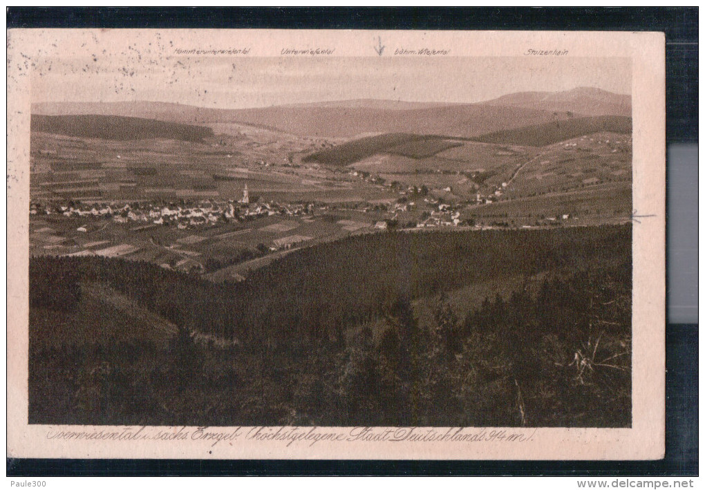 Oberwiesenthal - Totalansicht - 1924 - Erzgebirge - Oberwiesenthal