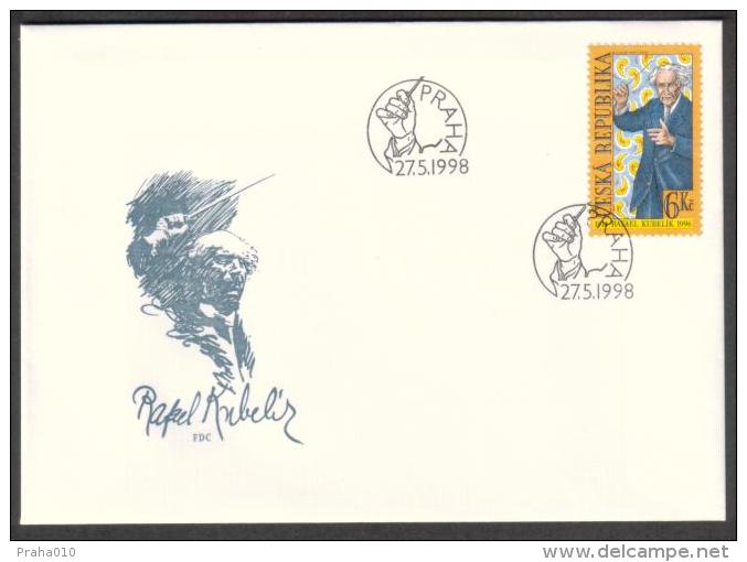 Czech Rep. / First Day Cover (1998/13 C) Praha: Rafael Kubelik (1914-1996) Czech Conductor, Composer And Violinist - Sonstige & Ohne Zuordnung