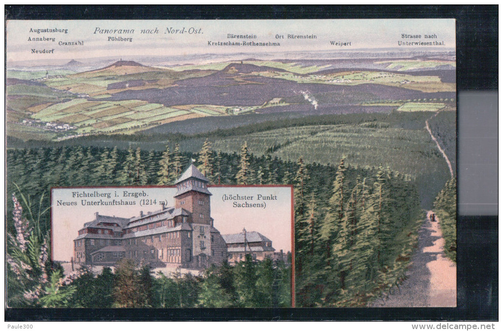 Oberwiesenthal - Panorama Nord Ost Mit Fichtelberghaus - Color - Erzgebirge - Oberwiesenthal