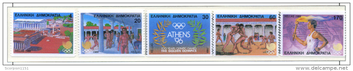 GREECE 1988 - No Horizontal Perf.14 **MNH** Cv150 - Unused Stamps