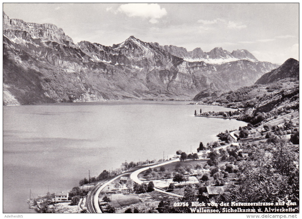 015I/ 1962 Café Kerenzer-Berghus Bei Filzbach (Glarus), Wallensee - Filzbach