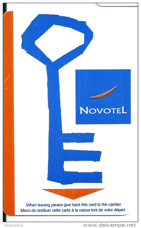 HOTEL  NOVOTEL NEW YORK, CAFE NICOLE IN REVERSE  Llave Clef Key Keycard Karte - Hotel Labels