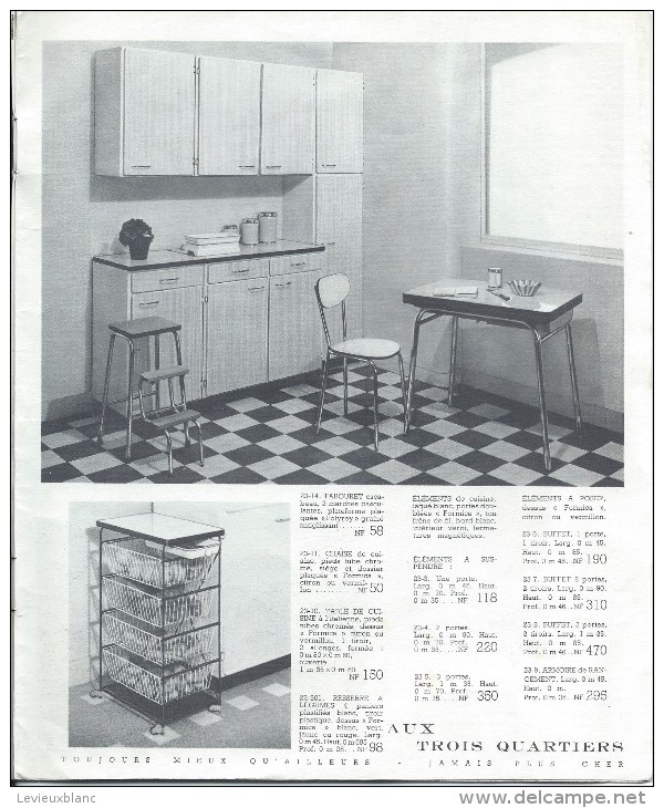 Catalogue/Magasin/"Aux Trois Quartiers"/Ameublement/Paris/Delaporte/1960     CAT82 - Autres & Non Classés