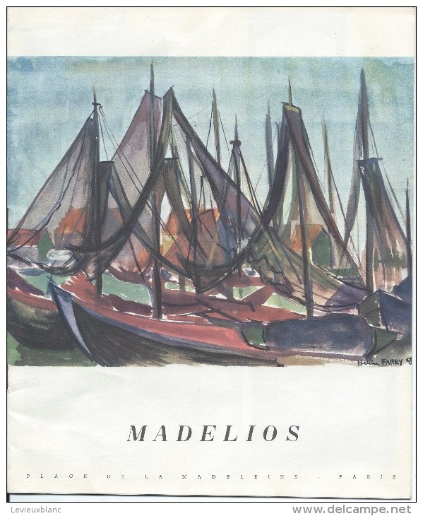 Catalogue/Magasin/"Madelios"/Mode Homme/Paris/Delaporte/1959    CAT84 - Textile & Vestimentaire