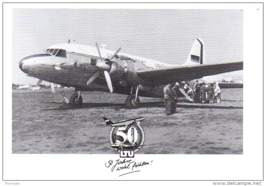 Vickers Viking  -  50 Ans LTU  -  CPM - 1946-....: Moderne