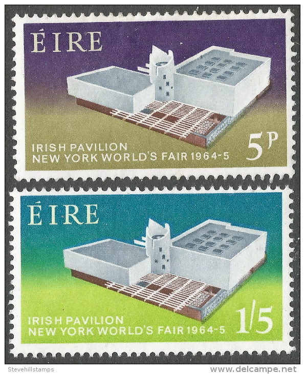 Ireland. 1964 New York's World Fair. MH Complete Set. SG201-202 - Neufs