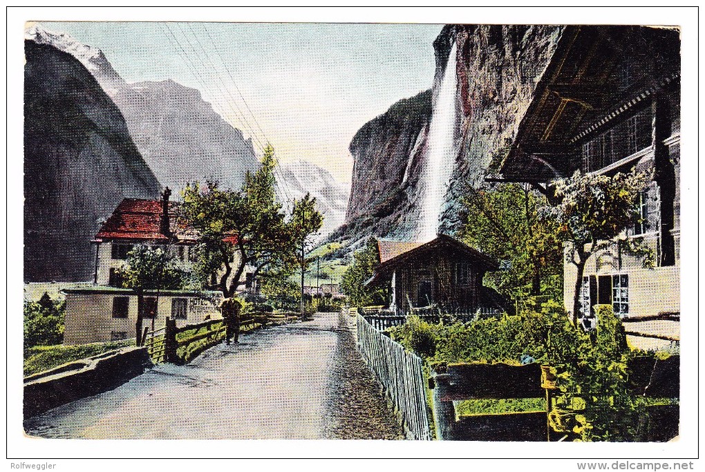 Schweiz 3.9.1904 Interlaken AK Gesendet Nach Buenos-Aires Mit Zu.#73E - Storia Postale