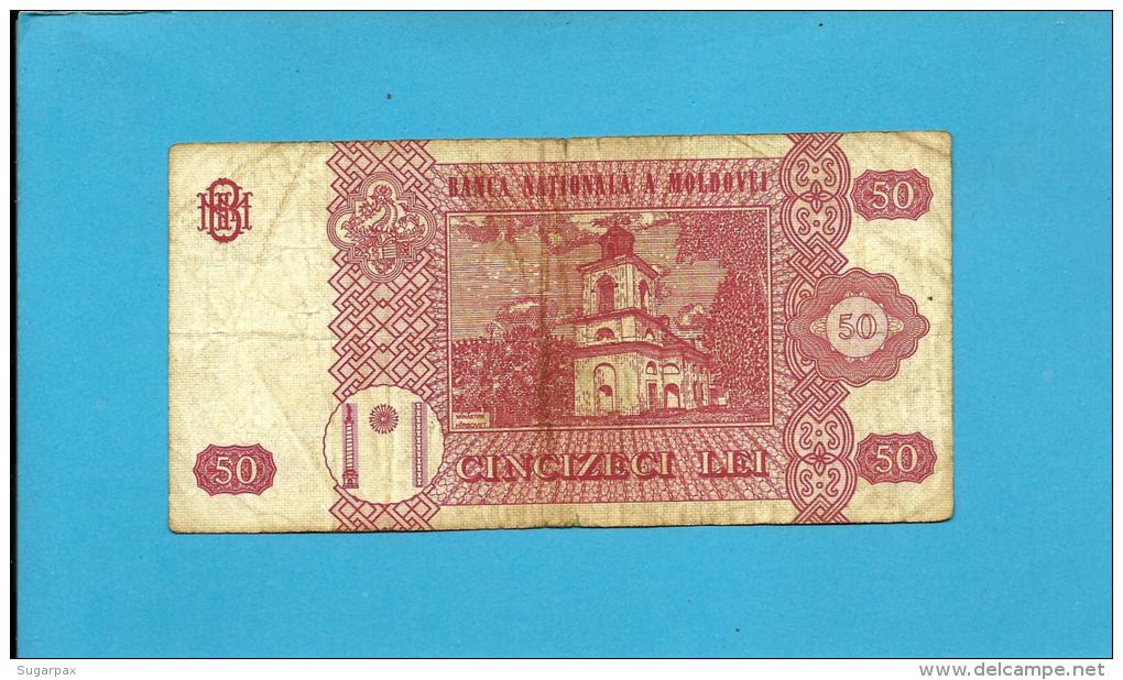 MOLDOVA - 50 LEI - 1992 ( 1994 ) - Pick 14 - Serie E.0040 - Republica - Moldova