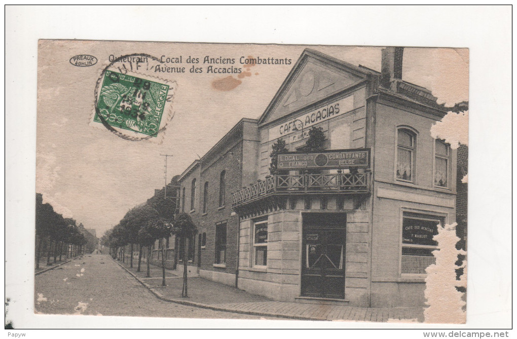 BELGIQUE - QUIEVRAIN - Local Des Anciens Combattants - Avenue Des Accacias - Quiévrain