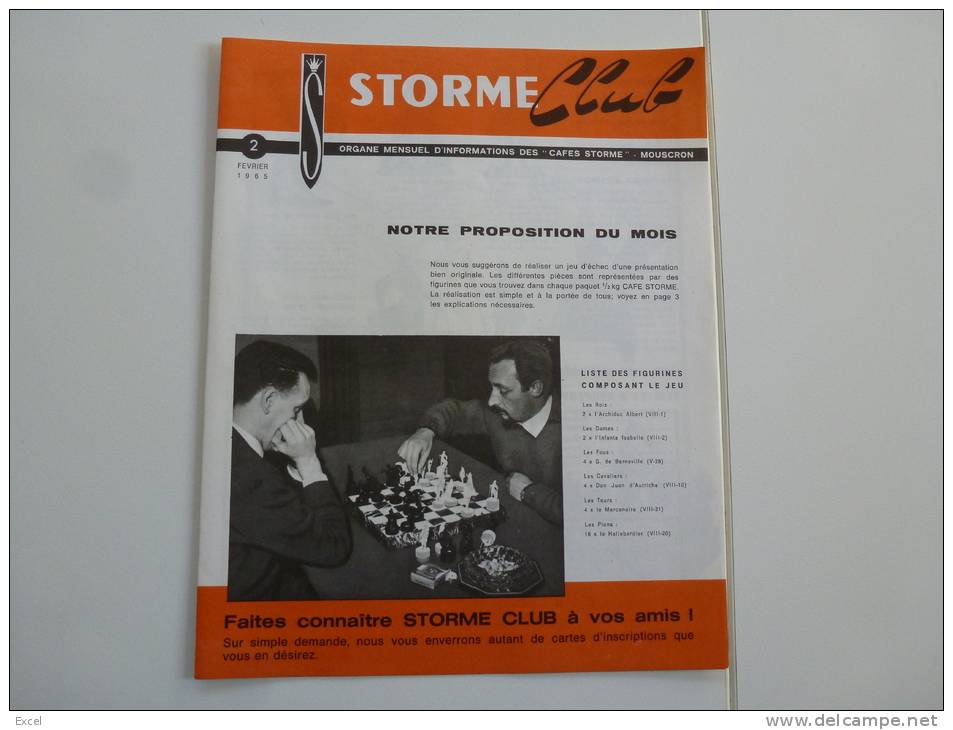 MAGAZINE FIGURINES CAFE STORME 1965 N°2 - Figurines