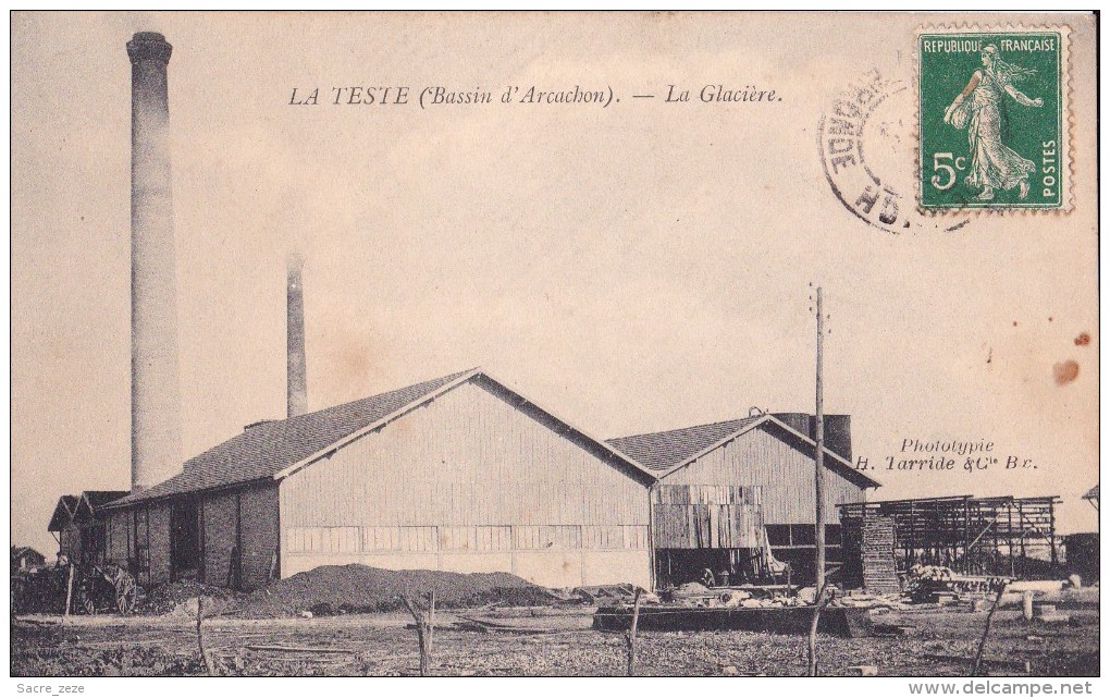 LA TESTE(33)1908-la Glacière - Autres & Non Classés