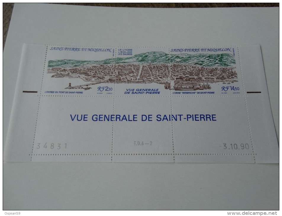 Saint Pierre Et Miquelon 1990 Yvert Et Tellier 530A Neuf** - Neufs