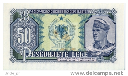 ALBANIE - ALB-50LEK-1957 / P29 - NEUF / UNC - COTE IPCbanknotes: 5,50€ - - Albanien