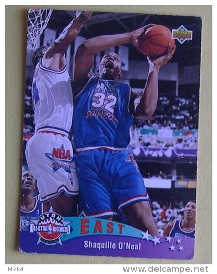 SHAQUILLE O´NEAL - EST ALL STAR - CARTE - BASKETBALL - 2 SCANS - Autres & Non Classés