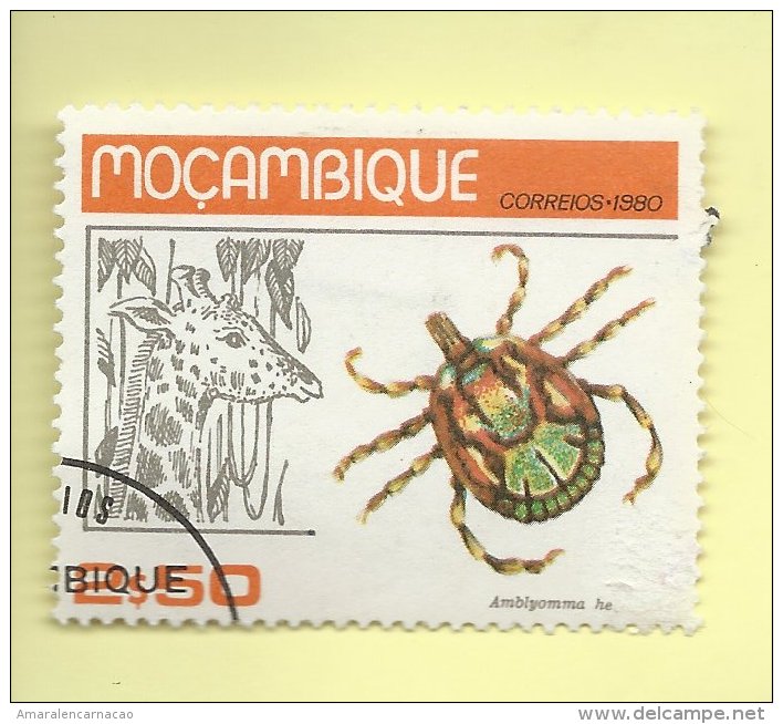 TIMBRES - STAMPS - MOZAMBIQUE  / MOÇAMBIQUE - 1979 - TIQUE - TIMBRE OBLITÉRÉ - Mozambique