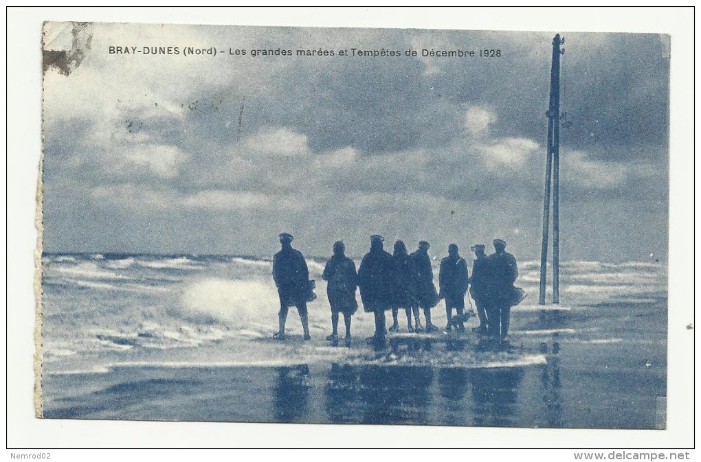 BRAY-DUNES - Les Grandes Marrées Et Tempêtes De Décembre 1928 - Bray-Dunes