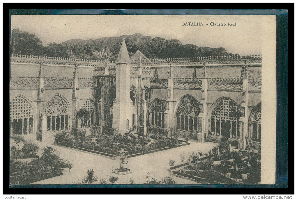 BATALHA - Claustro Real  Carte Postale - Leiria