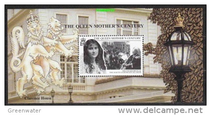 South Georgia 1999 Queen Mother´s Century M/s  ** Mnh (22984) - Südgeorgien