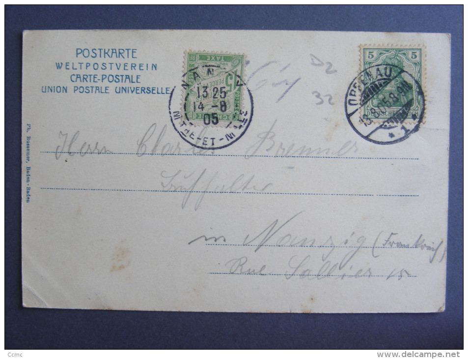 CPA Oppenau (Deuschland/Germany/Allemagne) - Gruss Aus Dem Schwarzwald 1905 - Oppenau