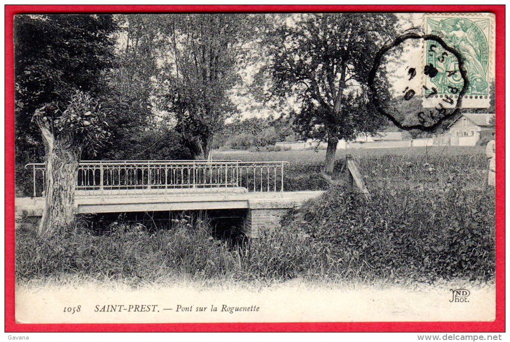 28 SAINT-PREST - Pont Sur La Roguenette - Other & Unclassified