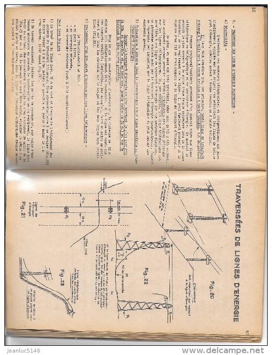 Instruction Technique Des Transmissions 1947. Constuction Des Lignes Téléphonique En Câbles De Campagne. - Sonstige & Ohne Zuordnung