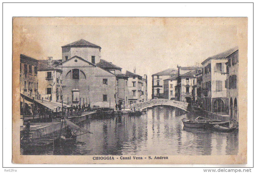Chioggia, Canal Vena S.Andrea -  F.p. - Anni 1920/1930 - Chioggia