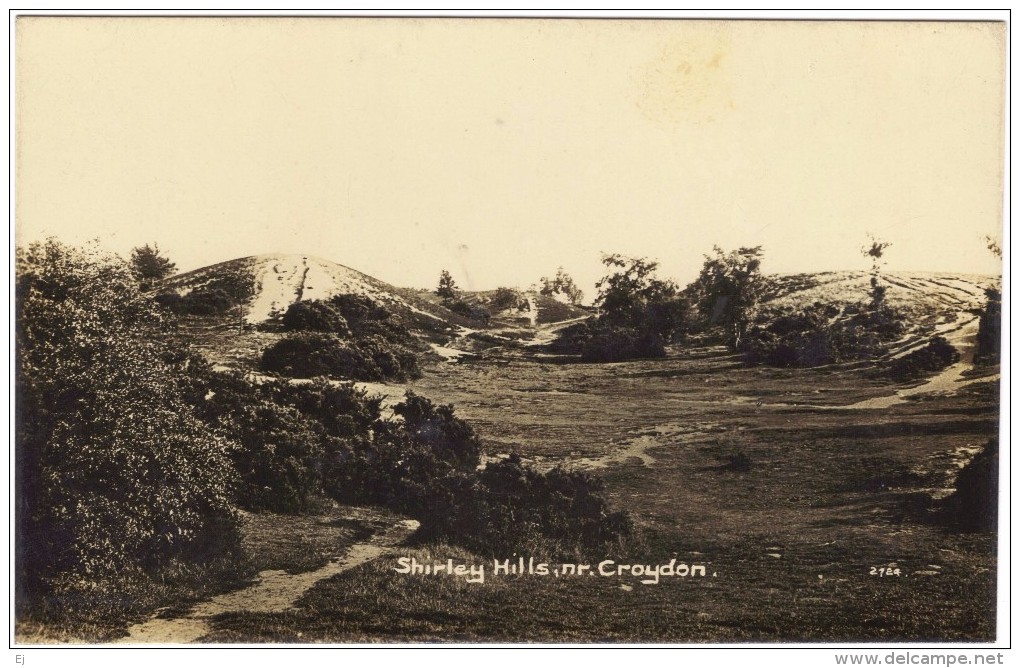 Shirley Hills, Near Croydon (before The Area Became Built-up) Unused - London Suburbs