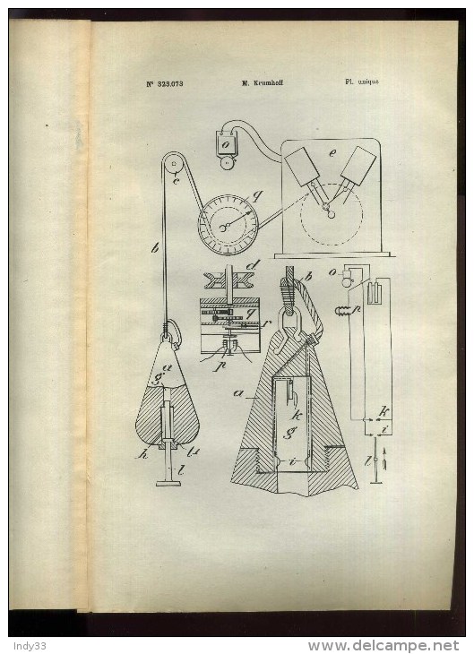 - SONDE   . BREVET D´INVENTION DE 1902 . - Technique Nautique & Instruments