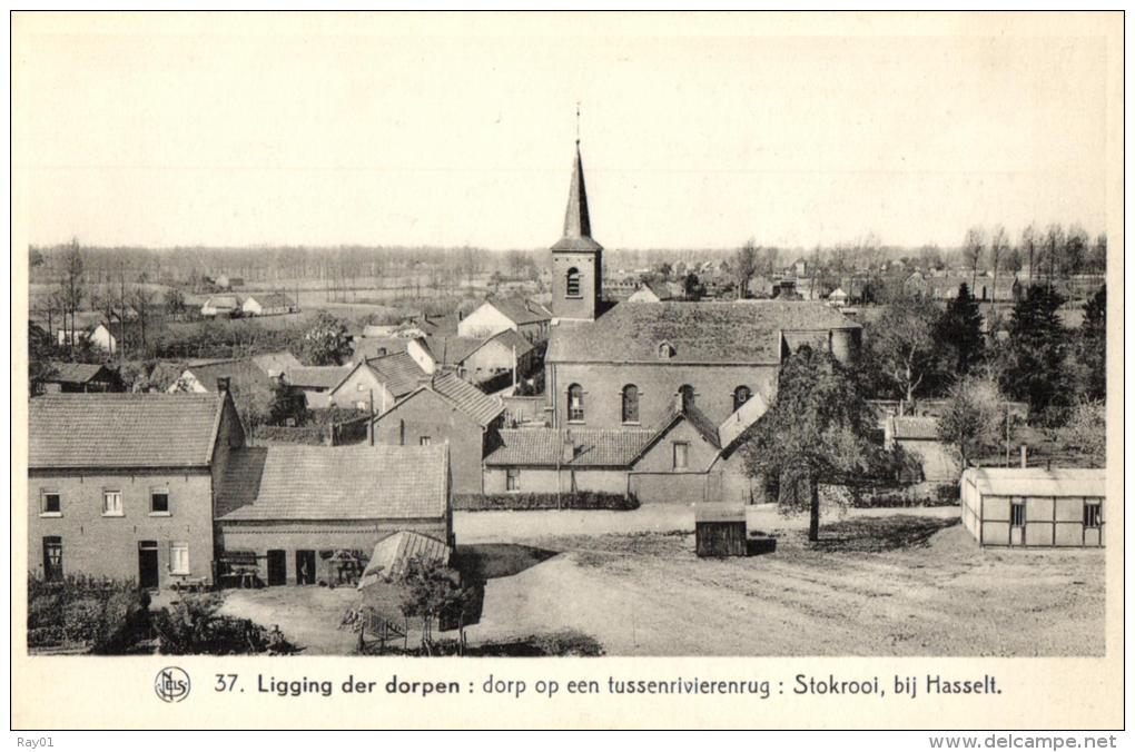 BELGIQUE - LIMBOURG - HASSELT - STOKROOI - STOKROOIE - Ligging Der Dorpen : Dorp Op Een Tussenrivierenrug. - Hasselt