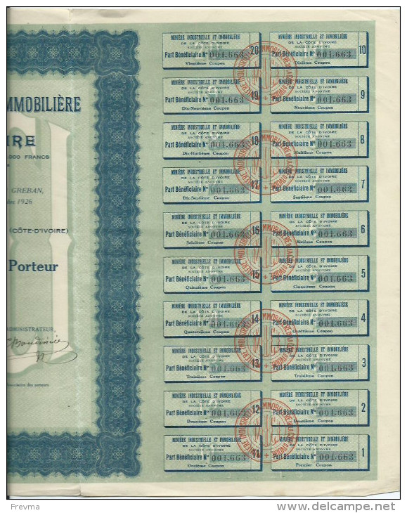 Miniere Industrille Et Immobiliere Cote D'ivoire - Africa