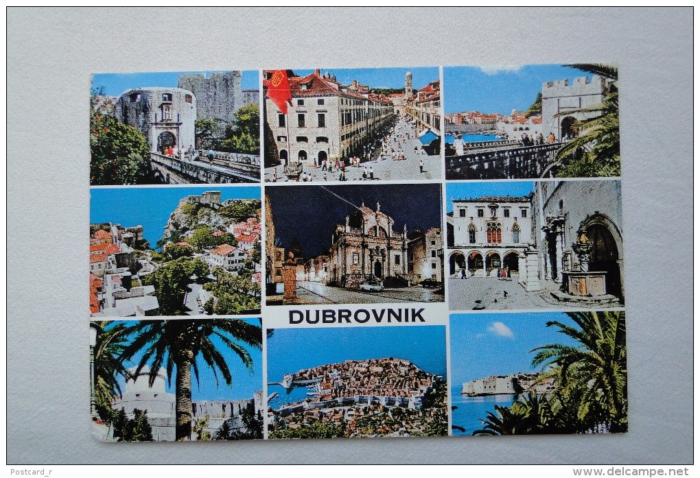 Croatia Dubrovnik Multi View Stamps 1974   A 32 - Croatie