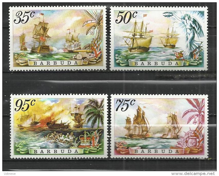 BARBUDA 1975 - BATTLE OF THE SAINTS. - CPL. SET - MNH MINT NEUF NUEVO - Barbuda (...-1981)