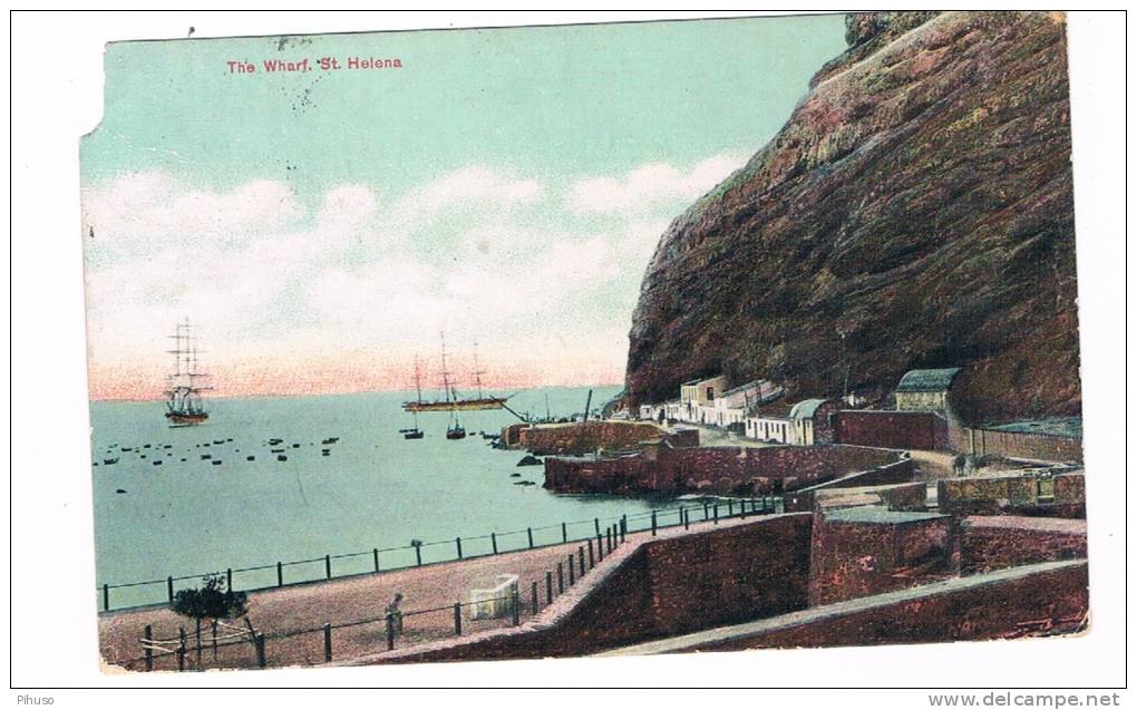 AF-615    SAINT-HELENA : The Wharf - St. Helena