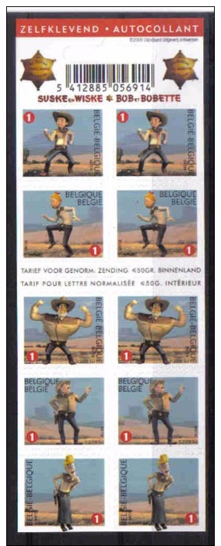 Belgie 2009 Texas Rakkers Booklet 101 *** PLAKPRIJS OPRUIMING *** - Non Classés