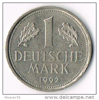 Germany Federal Republic 1992F 1 Mark - 1 Mark
