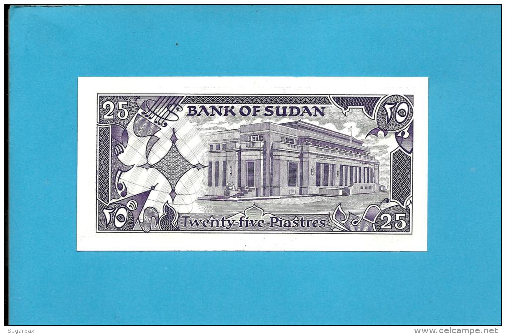 SUDAN - 25 PIASTRES - 1987 - P 37 - UNC. - 2 Scans - Soudan