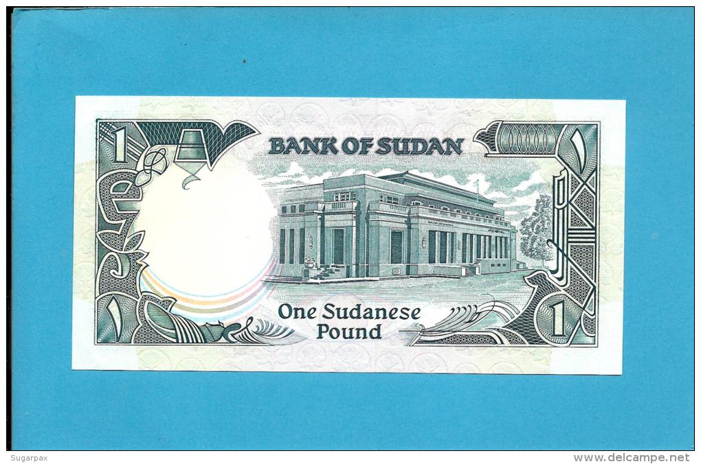 SUDAN - 1  SUDANESE POUND - 1987 - P 39 - UNC. - 2 Scans - Sudan