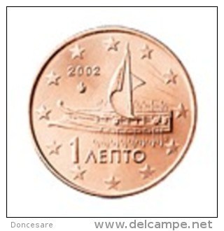 ** 1 CENT GRECE 2002 SANS LETTRE  NEUVE ** - Griechenland