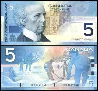 Canada #101, 5 Dollars, 2002, UNC / NEUF - Kanada